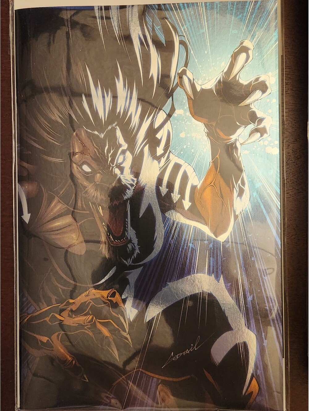 Terminal #1U Godtail Foil Variant Ltd 1500 NM Exclusive 2023 Dynamic Cover